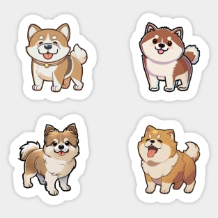 Cute Dog Sticker Pack Sticker